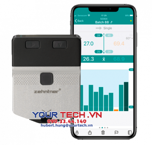 Máy đo độ bóng kỹ thuật số di động