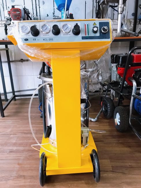 SÚNG PHUN SƠN TĨNH ĐIỆN BỘT